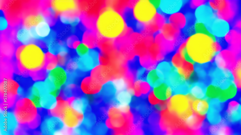Luces Coloridas Bokeh, IA Generativa Luces Coloridas Bokeh, IA Generativa