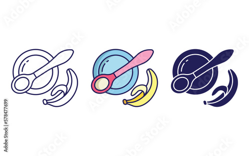 banana puree icon