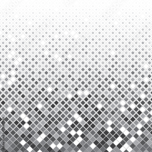 vector background of rhombus pattern in gradient, grayscale, halftones