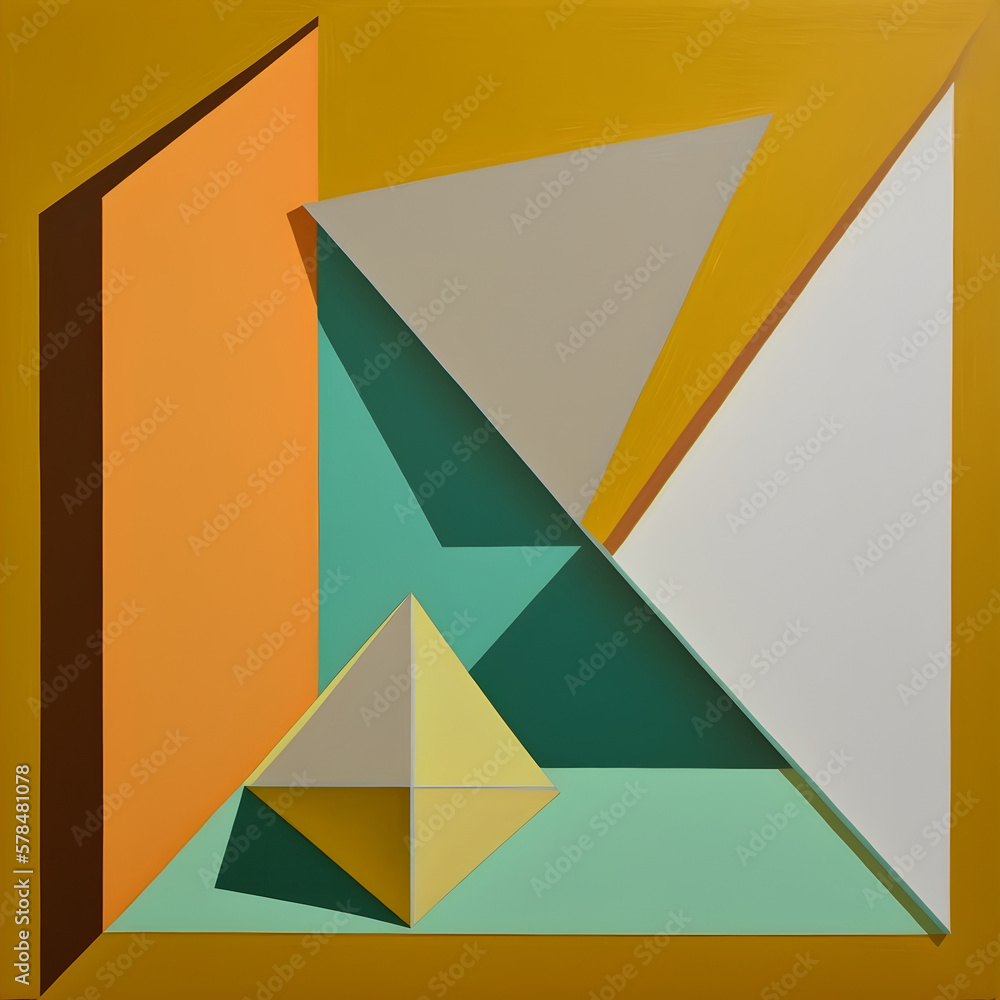 A geometric abstract illustration - Artwork 12 A geometric abstract illustration - Artwork 12