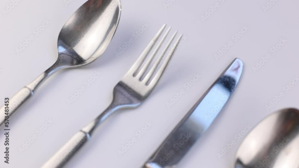 fork knife spoon set of kitchen utensils on a white background fork knife spoon set of kitchen utensils on a white background