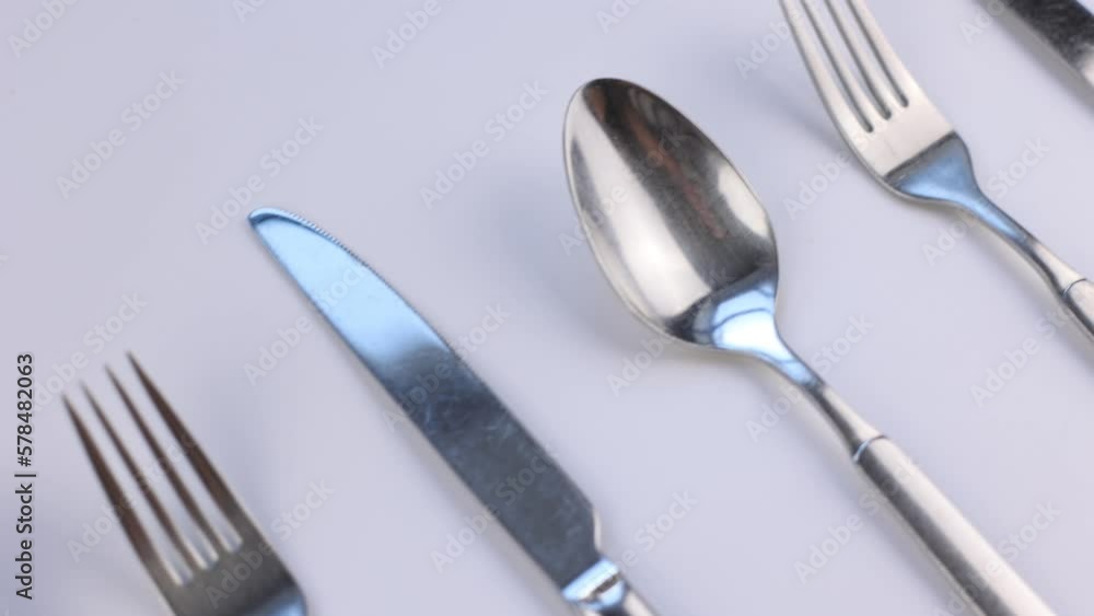 fork knife spoon set of kitchen utensils on a white background fork knife spoon set of kitchen utensils on a white background