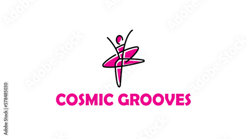 Cosmic groove pink company logo