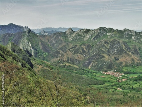 Sierra del Crespón en Soto de Agues (Parque Natural de Redes en Asturias) photo