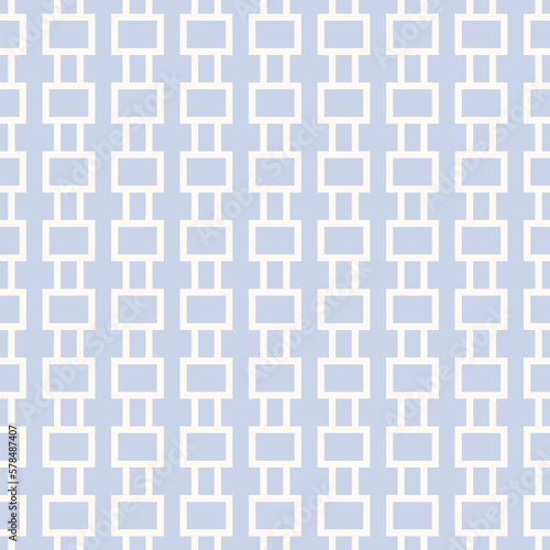 Subtle vector geometric seamless pattern. Abstract background with lines, rectangles, blocks, repeat tiles. Simple light blue graphic texture. Design for decor, print, wallpaper, textile, package