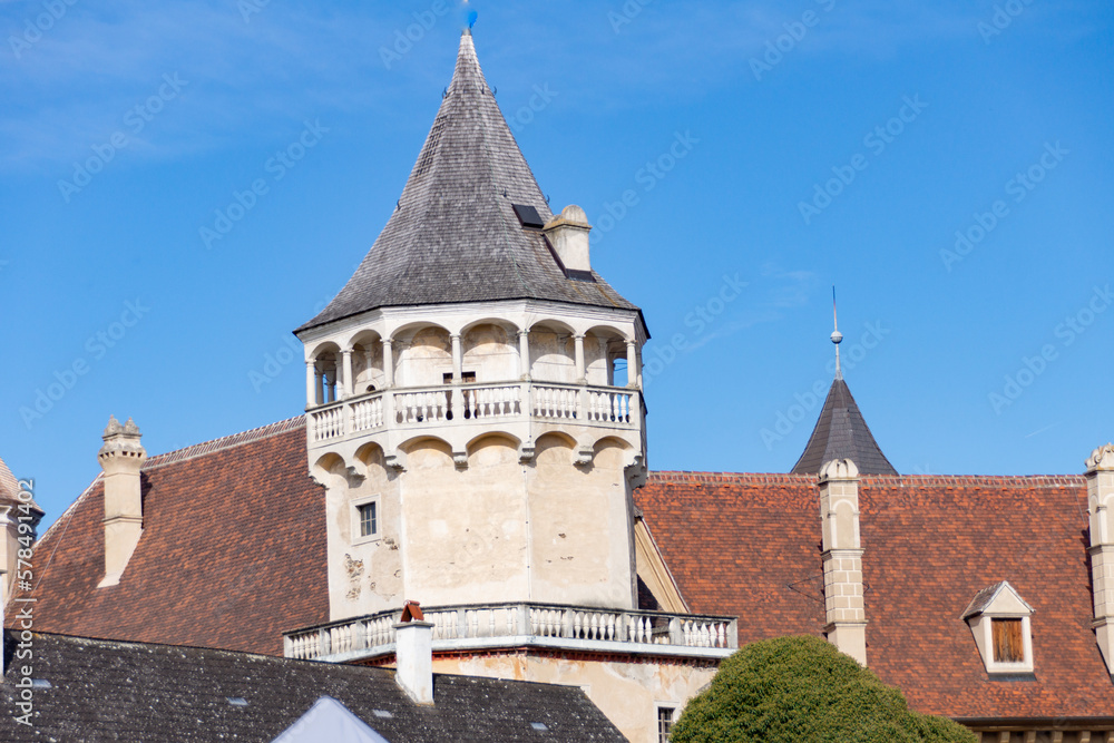Turm der Rosenburg im Innenhof Turm der Rosenburg im Innenhof