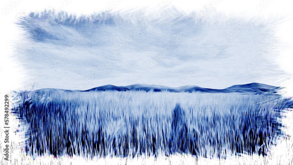 Fototapeta premium landscape with clouds