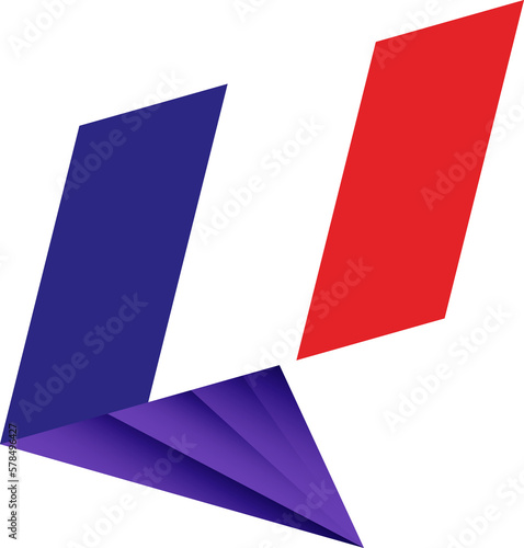 Free Download Flag of France, modern pin flag - GFXLoad