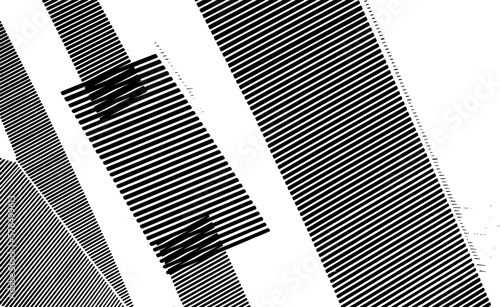 Slim lines texture. Parallel and intersecting lines abstract pattern. Abstract textured effect. Black isolated on white background.Vector illustration. EPS10.
