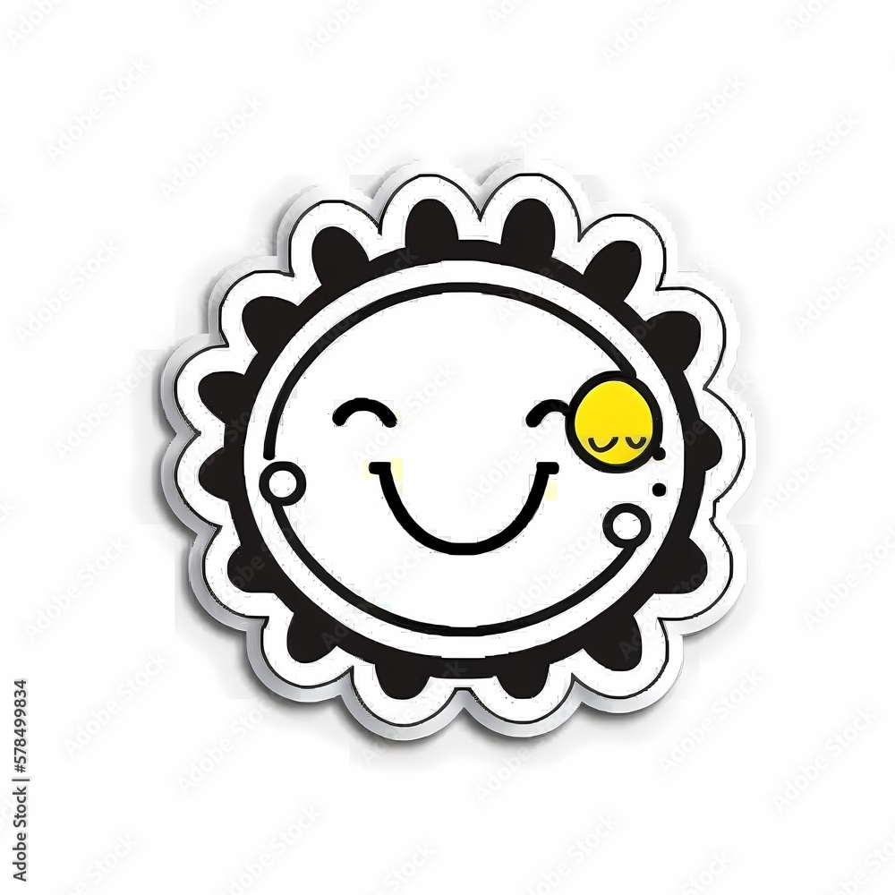 Cute Kawaii Sticker - Generative AI Cute Kawaii Sticker - Generative AI