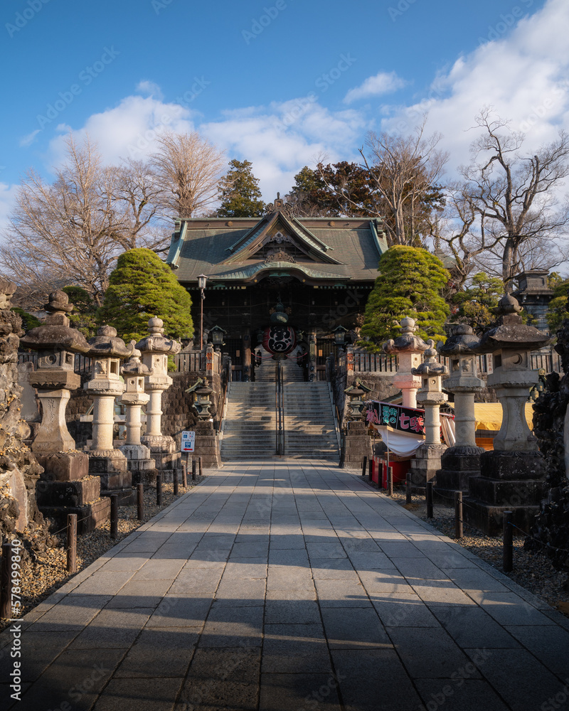 Obraz premium 千葉県成田市 早朝の成田山新勝寺