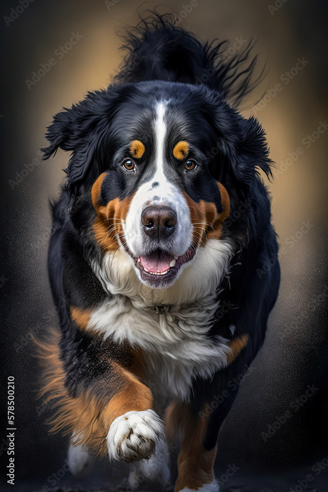 Active Bernese Mountain DogFront View Running
Bernese Oberlander
Active Dog Month April 2023