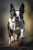 Boston Terrier Running Front View
Active Dog Month April 2023