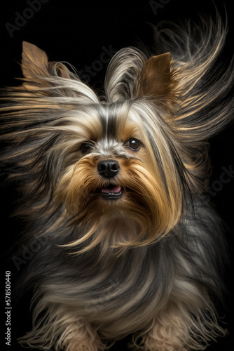 Active Yorkshire Terrier Active Dog Month April 2023