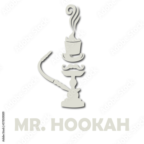 Mr hookah shisha logo