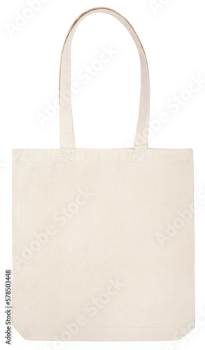fabric bag isolated on transparent background