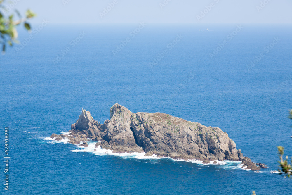 Gulf of Biscay view from cape Villano, Spain