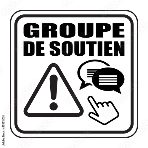 Logo groupe de soutien.