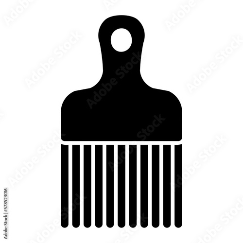 afro comb icon
