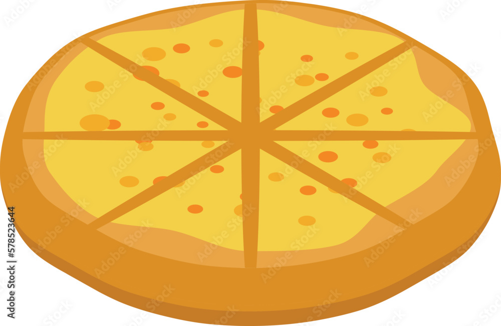 Cooking khachapuri icon isometric vector. Food bread. Dinner meal