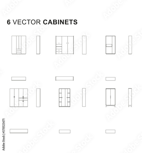 Vector - Home furniture (Cabinets)