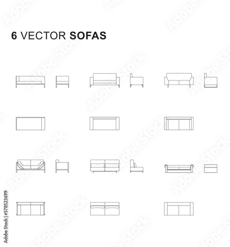 Vector - Home furniture (Sofas)
