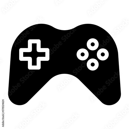 game controller glyph icon