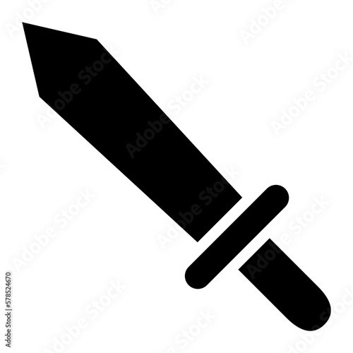 sword glyph icon