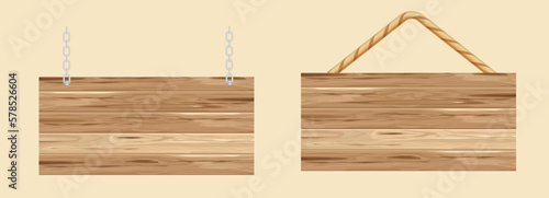 Wooden Signboard, Hanging Wooden Signboard