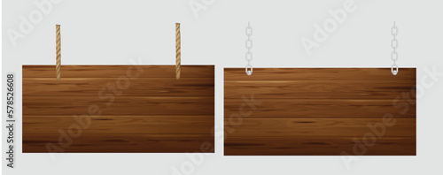 Wooden Signboard, Hanging Wooden Signboard