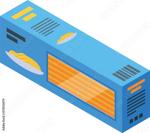 Swap pasta icon isometric vector. Barter evolution. Trade payment