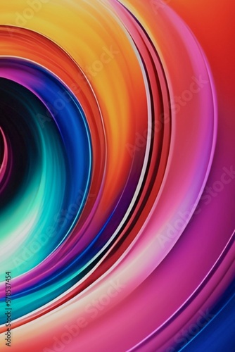 abstract colorful background with smooth lines  futuristic wavy art illustration