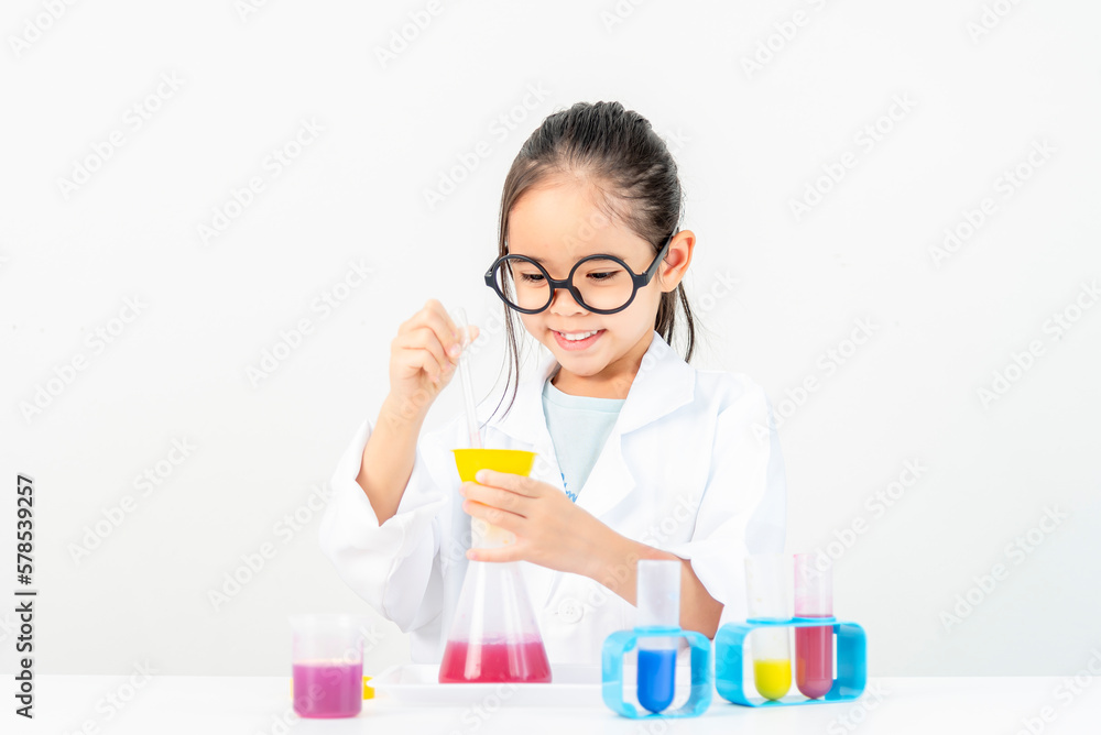 science and children concept girl science and children concept girl