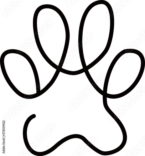 cat on a white background