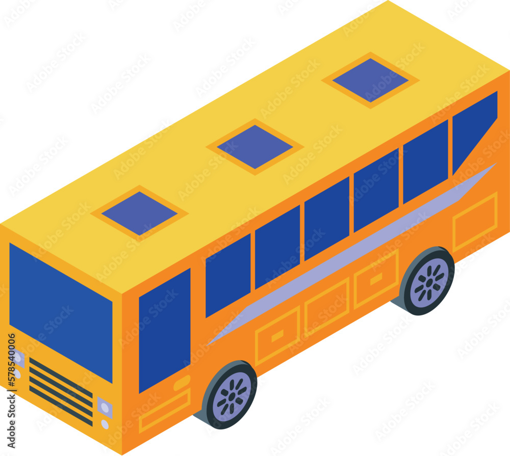 Rc school bus icon isometric vector. Remote control. Digital media Rc school bus icon isometric vector. Remote control. Digital media