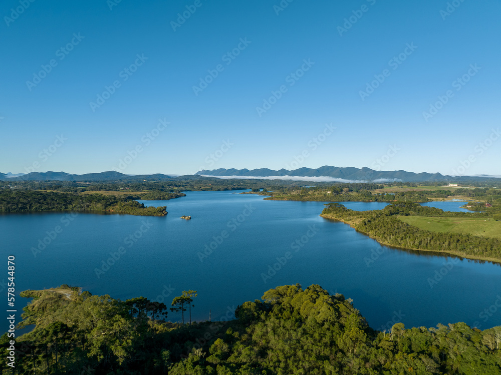 Fototapeta premium Lago em piraquara