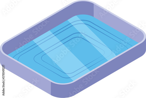 Stadium arena icon isometric vector. Ice rink. Snow skate