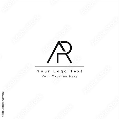 AR or RA letter logo. Unique attractive creative modern initial AR RA A R initial based letter icon logo