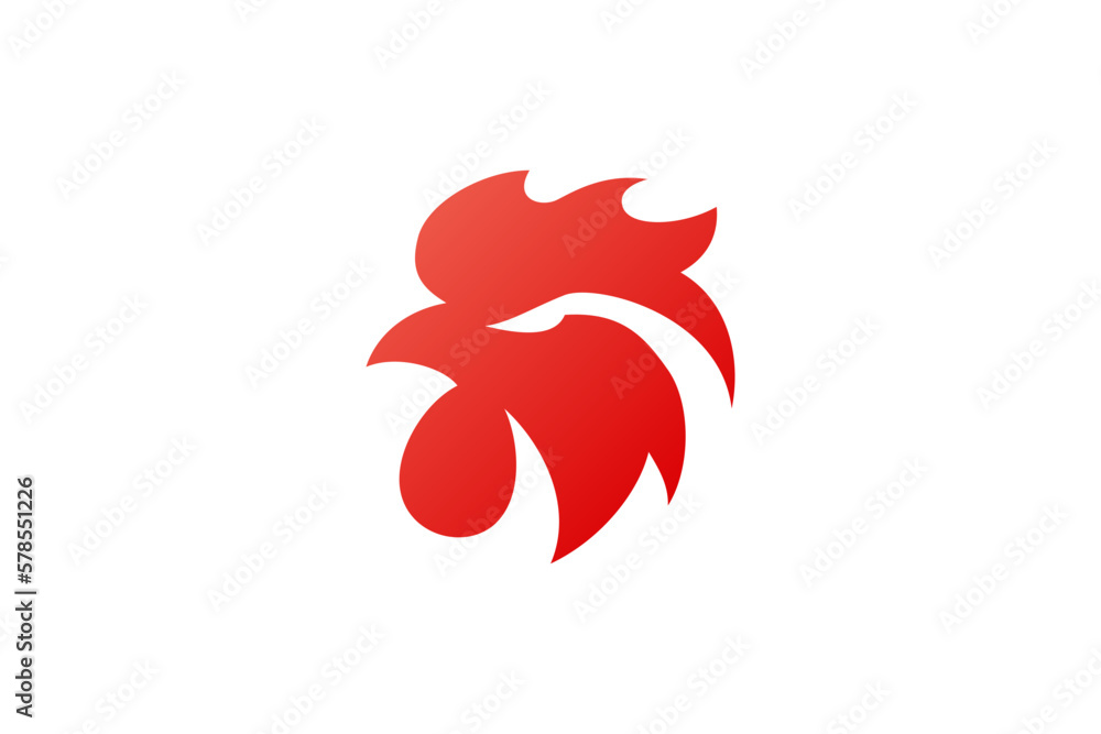 Rooster Head Logo Rooster Head Logo