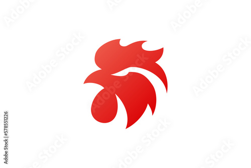 Rooster Head Logo