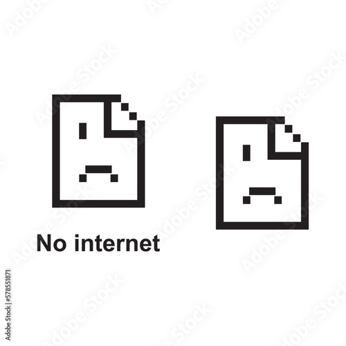 error 500 page icon vector symbol