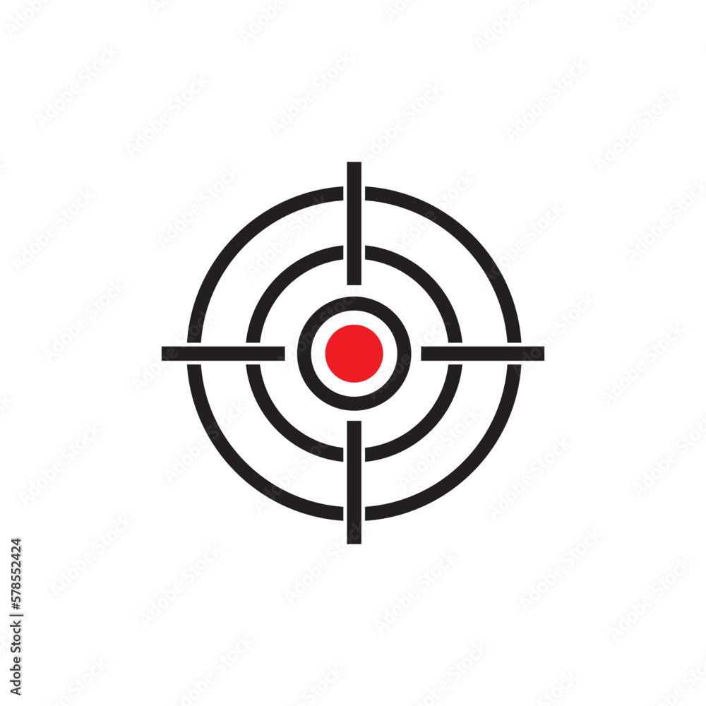 target icon icon vector illustration symbol target icon icon vector illustration symbol