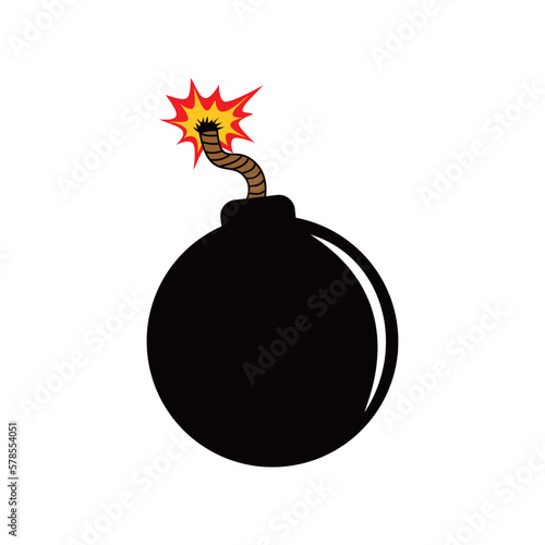 bomb cartoon vector illustration. mind blowing sign and symbol.