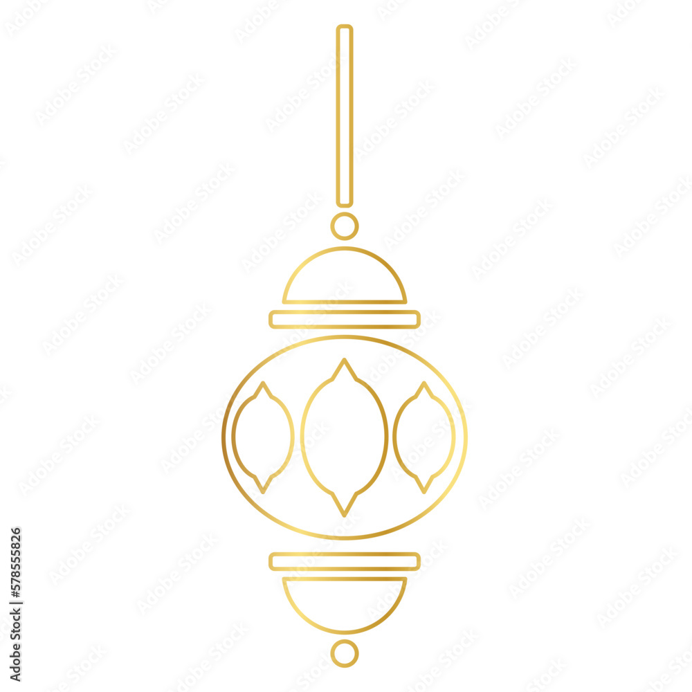 Fototapeta premium Islamic Lantern Ornament Decoration