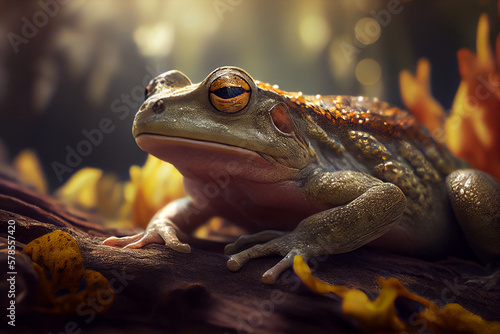 Frog, Animal Portrait.generative ai © S...