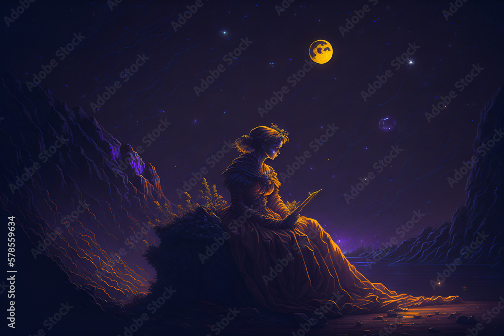 the moon