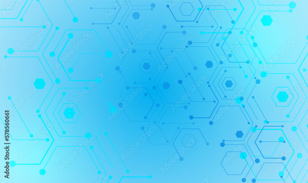 Abstract blue computer technology background with circuit board and circle tech.Vector illustration Abstract blue computer technology background with circuit board and circle tech.Vector illustration