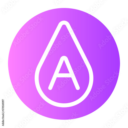 vitamin a gradient icon