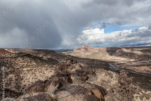 View north from the White Rock Overlook, New Mexico