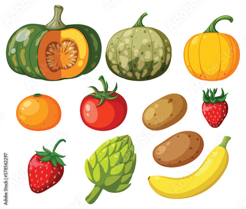 Vegetables and fruits fiber foods group